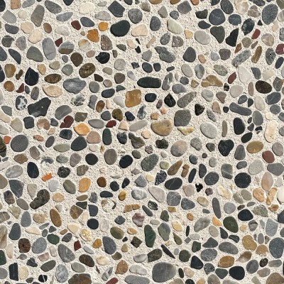 River pebbles 7-15mm - White